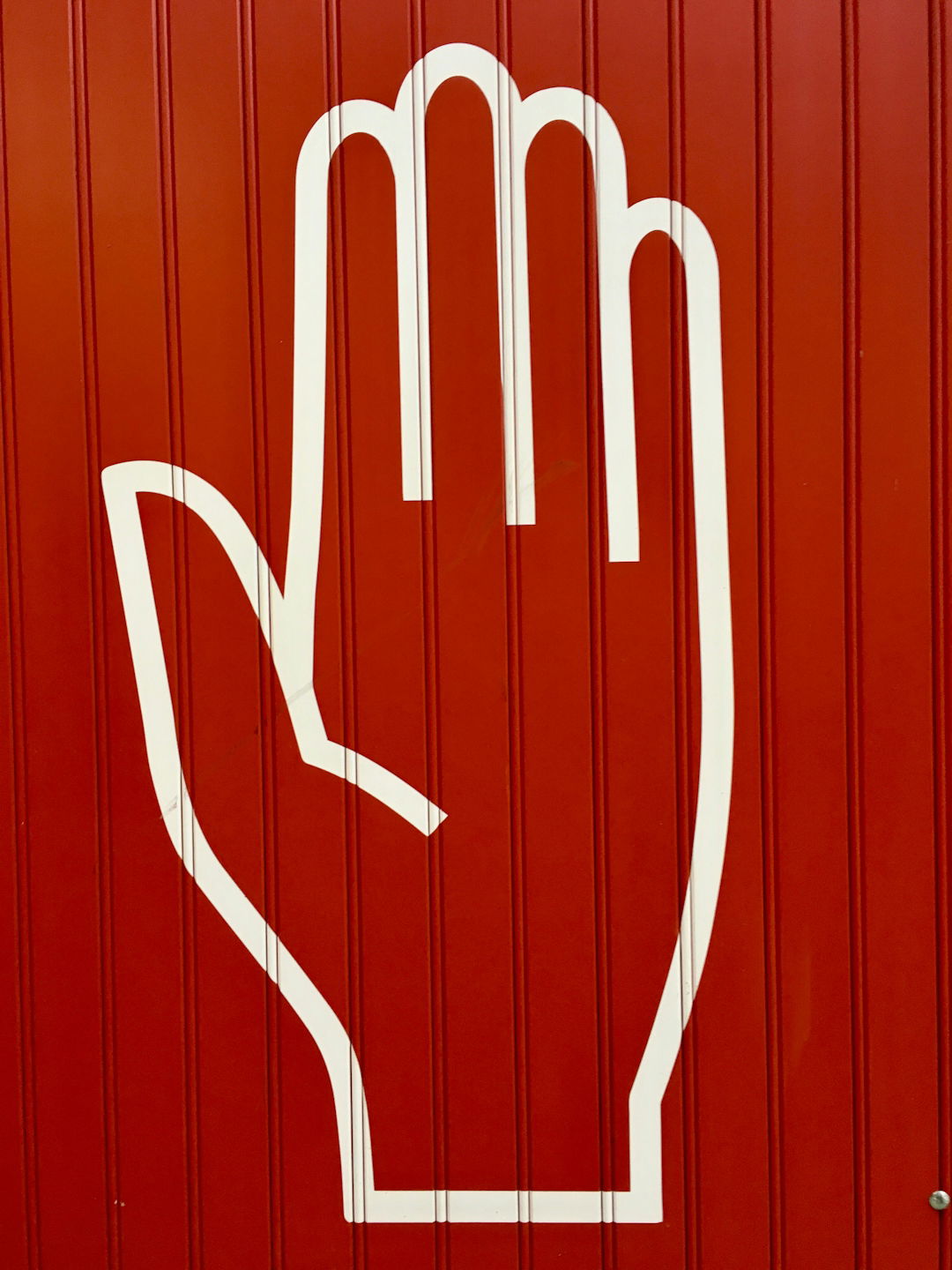 red and white love text